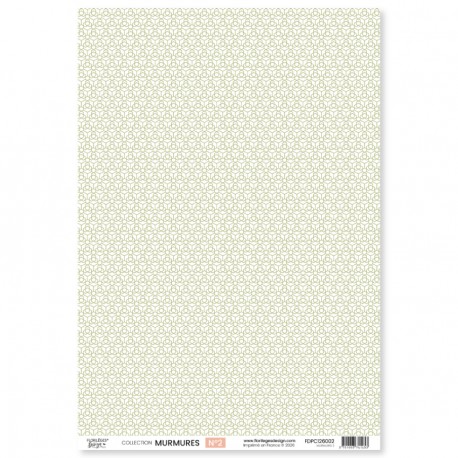 FDPC126002   FLORILEGES DESIGN COLLECTION MURMURES PAPIER CALQUE 2   A4