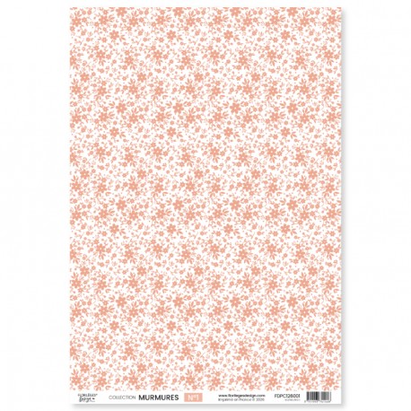 FDPC126001   FLORILEGES DESIGN COLLECTION MURMURES PAPIER CALQUE 1   A4