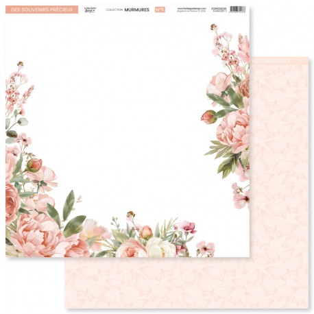 FDPI126005   FLORILEGES DESIGN COLLECTION MURMURES 5   30.5 cm x 30.5 cm