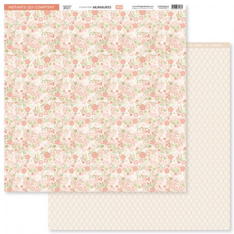 FDPI126004   FLORILEGES DESIGN COLLECTION MURMURES 4   30.5 cm x 30.5 cm