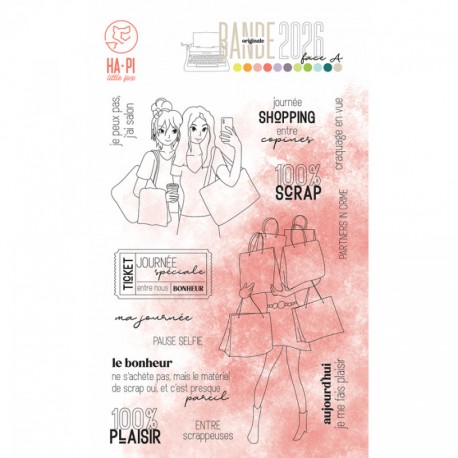 HPLF-BO26FA-T2608   HA PI LITTLE FOX COLL. BANDE ORIGINALE 2026 FACE A TAMPONS CLEAR JOURNÉE SHOPPING