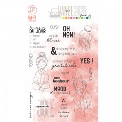 HPLF-BO26FA-T2607   HA PI LITTLE FOX COLL. BANDE ORIGINALE 2026 FACE A TAMPONS CLEAR HUMEUR DU JOUR