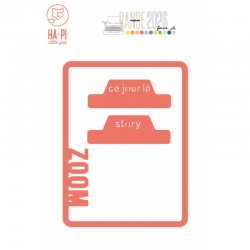 HPLF-BO26FA-D2605  HA PI LITTLE FOX BANDE ORIGINALE 20 FACE A MATRICES DE DÉCOUPE CADRE ZOOM