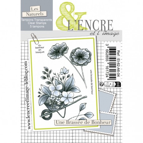 EI-62-A6-04   L'ENCRE ET L'IMAGE TAMPONS CLEAR UNE BRASSÉE DE BONHEUR