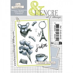 EI-62-A6-02   L'ENCRE ET L'IMAGE TAMPONS CLEAR PARIS À LA FOLIE