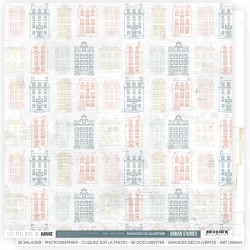 KAC4306   LES ATELIERS DE KARINE URBAN STORIES MAISONS DE QUARTIER 30.5 cm x 30.5 cm