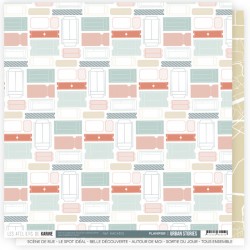 KAC4305   LES ATELIERS DE KARINE URBAN STORIES PLANIFIER 30.5 cm x 30.5 cm