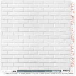 KAC4304   LES ATELIERS DE KARINE URBAN STORIES MURMURES 30.5 cm x 30.5 cm