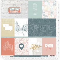 KAC4301   LES ATELIERS DE KARINE URBAN STORIES CITY TRIP 30.5 cm x 30.5 cm