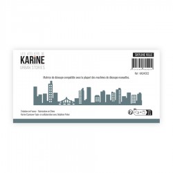 KAD4302   LES ATELIERS DE KARINE URBAN STORIES DIES SKYLINE VILLE