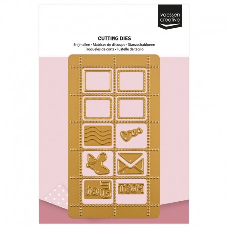 3625-0301   VAESSEN CREATIVE MATRICES DE DÉCOUPE FROM THE POSTBOX 11pcs