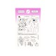 PC-MS-TP2   MES P'TITS CISEAUX MADEMOISELLE SOURIS TAMPONS CLEAR FÉE DES DENTS