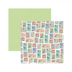 PC-MS-04   MES P'TITS CISEAUX COLLECTION MADEMOISELLE SOURIS PC-MS-04 30,5 cm x 30,5 cm