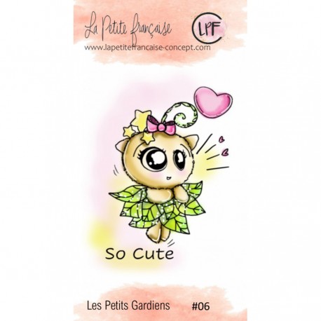 LPF-GARD-06   LA PETITE FRANÇAISE COLL. LES PETITS GARDIENS TAMPONS CLEAR 6