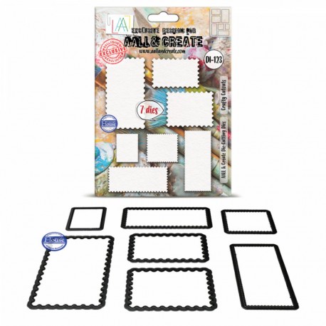DI-123   AALL AND CREATE DIES 123 CRAFTY CUTOUTS