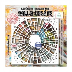 263   AALL & CREATE STENCIL 263 QUANTUM WHEEL