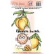 LPF-SUN-05   LA PETITE FRANÇAISE SUNSET ET PAILLETTES TAMPONS CLEAR GLOBINOU LE POISSON GLOBE