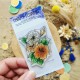 DUN104  CHOU & FLOWERS COLLECTION LE CHANT DES DUNES TAMPON CLEAR FLEURS EXOTIQUES