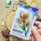 DUN108  CHOU & FLOWERS COLLECTION LE CHANT DES DUNES TAMPON CLEAR FLEURS DE SAFRAN