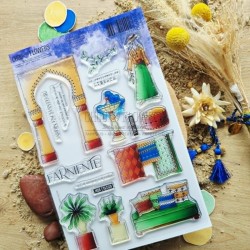 DUN115  CHOU & FLOWERS COLLECTION LE CHANT DES DUNES TAMPON CLEAR AMBIANCE ORIENTALE