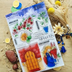DUN116  CHOU & FLOWERS COLLECTION LE CHANT DES DUNES TAMPON CLEAR TRÉSORS CACHÉS