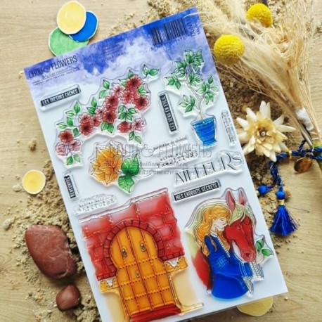 DUN116  CHOU & FLOWERS COLLECTION LE CHANT DES DUNES TAMPON CLEAR TRÉSORS CACHÉS