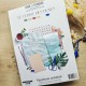 DUN121   CHOU & FLOWERS COLLECTION LE CHANT DES DUNES PAPETERIE CREATIVE A4