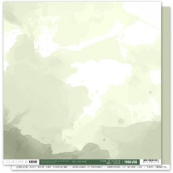 KAC4410   LES ATELIERS DE KARINE PURA VIDA  VERT CLAIR 30.5 cm x 30.5 cm