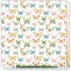 KAC4405   LES ATELIERS DE KARINE PURA VIDA  JOLIS PAPILLONS 30.5 cm x 30.5 cm