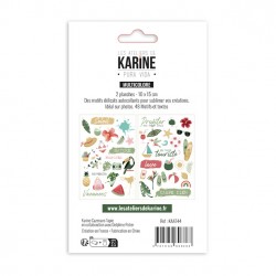 KAAT44   LES ATELIERS DE KARINE PURA VIDA AUTOCOLLANTS TRANSPARENTS