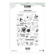 KAT4401   LES ATELIERS DE KARINE PURA VIDA TAMPON CLEAR DESTINATION BONHEUR