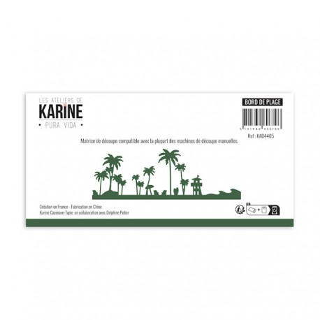 KAD4405   LES ATELIERS DE KARINE PURA VIDA DIES BORD DE PLAGE