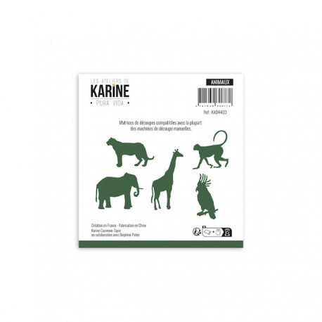 KAD4403   LES ATELIERS DE KARINE PURA VIDA DIES ANIMAUX