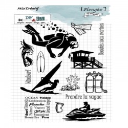 22606-03    DIY & Cie  TAMPON CLEAR PLONGÉE ET SPORTS NAUTIQUES