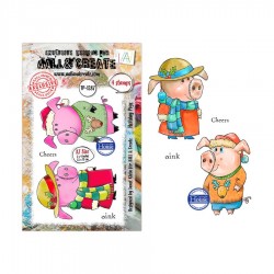 1387   AALL AND CREATE TAMPONS CLEAR 1387 HOLIDAY PIGS