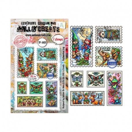 1491   AALL AND CREATE TAMPONS CLEAR 1491 POSTMARKED JOY