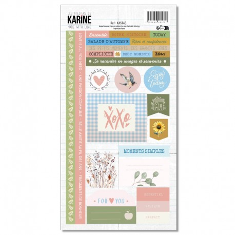 KAST45   LES ATELIERS DE KARINE MADE WITH LOVE STICKERS