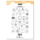 KAT4502  LES ATELIERS DE KARINE MADE WITH LOVE TAMPON CLEAR COLLECTION DE MOMENTS