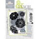 EI-64-A6-03   L'ENCRE ET L'IMAGE TAMPONS CLEAR IMPRESSIONS FLORALES