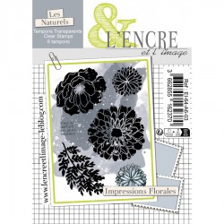 EI-64-A6-03   L'ENCRE ET L'IMAGE TAMPONS CLEAR IMPRESSIONS FLORALES