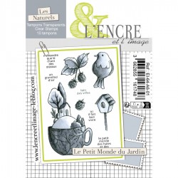 EI-64-A6-01   L'ENCRE ET L'IMAGE TAMPONS CLEAR LE PETIT MONDE DU JARDIN