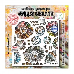 277   AALL & CREATE STENCIL 277 COQUELICOTS JOLIS