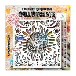 276   AALL & CREATE STENCIL 276 COQUELICOT NOUVEAU
