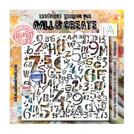 268   AALL & CREATE STENCIL 268 MATHPUNK