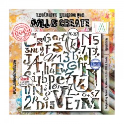 267   AALL & CREATE STENCIL 267 TYPESTORM