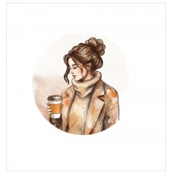LORLUMABF   LORELAI DESIGN COLLECTION LUMIÈRE AMBRÉE BADGE FEMME