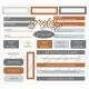 LORDDCLA02   LORELAI DESIGN COLLECTION LUMIÈRE AMBRÉE DIE CUTS MOTS