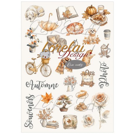 LORDDCLA01   LORELAI DESIGN COLLECTION LUMIÈRE AMBRÉE DIE CUTS FANTAISIES