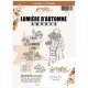 LORLUMATLDA   LORELAI DESIGN COLLECTION LUMIÈRE AMBRÉE TAMPONS A6 LUMIÈRE D'AUTOMNE