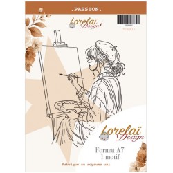 LORLUMATP   LORELAI DESIGN COLLECTION LUMIÈRE AMBRÉE TAMPON A7 PASSION